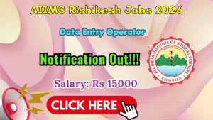 AIIMS Rishikesh Data Entry Operator Recruitment 2026 - Apply Online AIIMS Rishikesh Data Entry Operator Recruitment 2026 - Apply Online