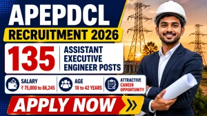 APEPDCL AEE Recruitment 2026 Notification Out - Apply Online for 135 Assistant Executive Engineer Posts