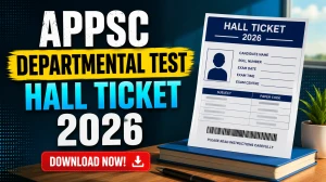 APPSC Departmental Tests Hall Ticket 2026 - Download Admit Card at psc.ap.gov.in APPSC Departmental Tests Hall Ticket 2026 - Download Admit Card at psc.ap.gov.in