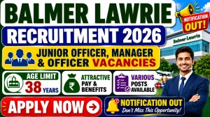 Balmer Lawrie Recruitment 2026 Notification Out - Apply Online for 43 Junior Officer, Manager and More Posts Balmer Lawrie Recruitment 2026 Notification Out - Apply Online for 43 Junior Officer, Manager and More Posts