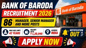 Bank of Baroda C&IC Recruitment 2026 Notification Out - Apply Online for 86 Manager, Senior Manager and More Posts Bank of Baroda C&IC Recruitment 2026 Notification Out - Apply Online for 86 Manager, Senior Manager and More Posts