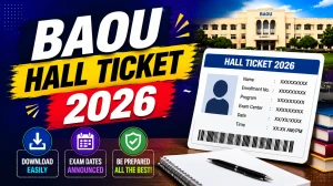 BAOU Hall Ticket 2026 - Download BDP Practical & Theory Exam Admit Card @ baou.edu.in