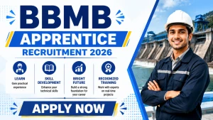 BBMB Apprentice Recruitment 2026 - Apply Online