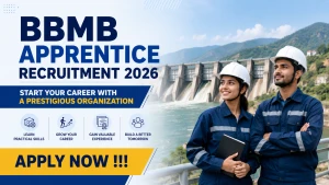 BBMB Apprentice Recruitment 2026 - Apply Online BBMB Apprentice Recruitment 2026 - Apply Online