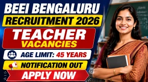 BEL Educational Institutions BEEI Teacher Recruitment 2026 - Apply Online for 34 Posts BEL Educational Institutions BEEI Teacher Recruitment 2026 - Apply Online for 34 Posts