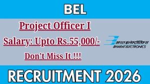 BEL Project Officer-I Recruitment 2026 - Apply Online BEL Project Officer-I Recruitment 2026 - Apply Online