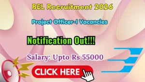 BEL Project Officer-I (Finance) Recruitment 2026 - Apply Online
