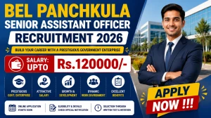 BEL Senior Assistant Officer Recruitment 2026 - Apply Online