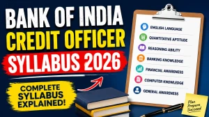Bank of India Credit Officer Syllabus 2026 - Exam Pattern and Syllabus Topics Bank of India Credit Officer Syllabus 2026 - Exam Pattern and Syllabus Topics