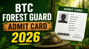 BTC Forest Guard Admit Card 2026 Out - Download Forester I & Forest Guard Hall Ticket PDF BTC Forest Guard Admit Card 2026 Out - Download Forester I & Forest Guard Hall Ticket PDF