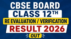 CBSE Board Class 12 Re-Evaluation & Verification Result 2026 Out - Check Your Revised Marksheet at cbse.gov.in CBSE Board Class 12 Re-Evaluation & Verification Result 2026 Out - Check Your Revised Marksheet at cbse.gov.in