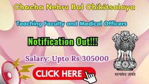 Chacha Nehru Bal Chikitsalaya Recruitment 2026 - Apply Offline for 19 Teaching Faculty and Medical Officers Posts