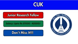 CUK Junior Research Fellow Recruitment 2026 - Apply Online