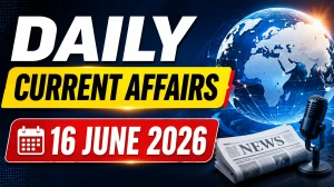 Daily Current Affairs – 16 June 2026