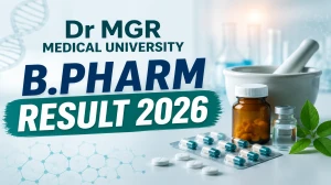 Dr MGR Medical University BPharm Result 2026 OUT - Check 1st & 2nd Sem Marksheet at tnmgrmu.ac.in Dr MGR Medical University BPharm Result 2026 OUT - Check 1st & 2nd Sem Marksheet at tnmgrmu.ac.in