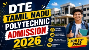 TN Polytechnic Admission 2026 Apply Online - Eligibility Criteria, Documents Required & Official Link