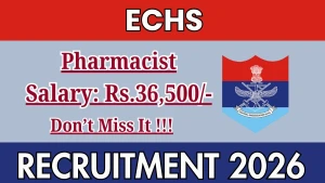 ECHS Pharmacist Recruitment 2026 - Apply Offline ECHS Pharmacist Recruitment 2026 - Apply Offline