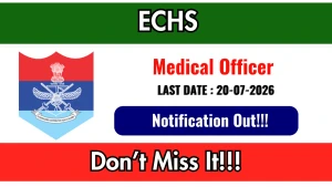 ECHS Medical Officer Recruitment 2026 - Apply Offline ECHS Medical Officer Recruitment 2026 - Apply Offline
