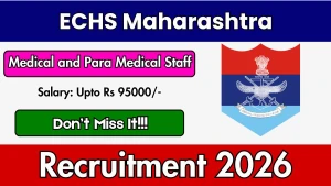 ECHS Maharashtra Recruitment 2026 - Apply Offline for 30 Driver, Safaiwala and More Posts ECHS Maharashtra Recruitment 2026 - Apply Offline for 30 Driver, Safaiwala and More Posts