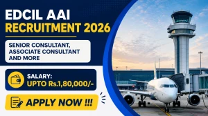 EdCIL AAI Recruitment 2026 - Apply Online for Consultant Posts at Airports Authority of India EdCIL AAI Recruitment 2026 - Apply Online for Consultant Posts at Airports Authority of India