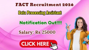 FACT Data Processing Assistant Recruitment 2026 - Apply Online FACT Data Processing Assistant Recruitment 2026 - Apply Online