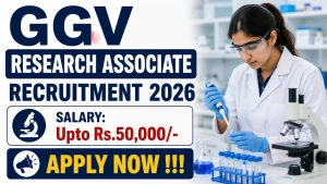 GGV Research Associate Recruitment 2026 - Apply Online GGV Research Associate Recruitment 2026 - Apply Online