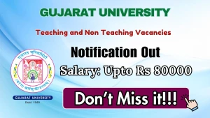 Gujarat University Teaching and Non Teaching Recruitment 2026 - Apply Online for 14 Assistant Professor, Office Boy and More Posts Gujarat University Teaching and Non Teaching Recruitment 2026 - Apply Online for 14 Assistant Professor, Office Boy and More Posts