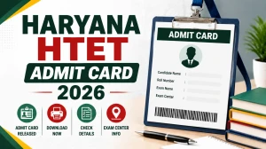 Haryana HTET Admit Card 2026 Out - Download BSEH Hall Ticket for PRT, TGT, PGT