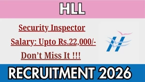 HLL Security Inspector Recruitment 2026 - Apply Online