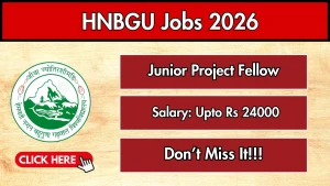 HNBGU Junior Project Fellow Recruitment 2026 - Walkin