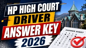HP High Court Driver Answer Key 2026 - Download PDF