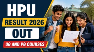HPU Result 2026 Out - Download UG & PG Marksheet PDF at hpuniv.ac.in HPU Result 2026 Out - Download UG & PG Marksheet PDF at hpuniv.ac.in