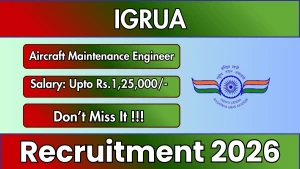 IGRUA Aircraft Maintenance Engineer Recruitment 2026 - Apply Online IGRUA Aircraft Maintenance Engineer Recruitment 2026 - Apply Online