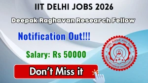 IIT Delhi Deepak Raghavan Research Fellow Recruitment 2026 - Apply Online IIT Delhi Deepak Raghavan Research Fellow Recruitment 2026 - Apply Online