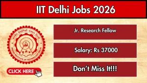 IIT Delhi Jr. Research Fellow Recruitment 2026 - Apply Online
