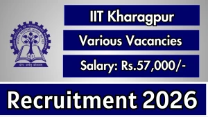 IIT Kharagpur Recruitment 2026 - Apply Online for JRF, Project Officer and More Posts IIT Kharagpur Recruitment 2026 - Apply Online for JRF, Project Officer and More Posts