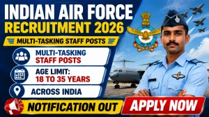 Indian Air Force MTS Recruitment 2026 Notification Out - Apply Offline for Multi-Tasking Staff Posts Indian Air Force MTS Recruitment 2026 Notification Out - Apply Offline for Multi-Tasking Staff Posts