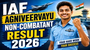 IAF Agniveervayu Non-Combatant Result 2026 OUT (Direct Link) - Download Scorecard @ agnipathvayu.cdac.in