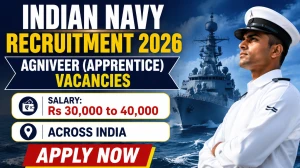 Indian Navy Agniveer (Apprentice) Recruitment 2026 Notification Out - Apply Online Indian Navy Agniveer (Apprentice) Recruitment 2026 Notification Out - Apply Online