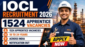 IOCL Apprentice Recruitment 2026 - Apply Online for 1524 Trade / Technician Apprentice Posts