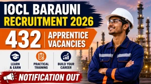 IOCL Barauni Apprentice Recruitment 2026 Notification Out - Apply Online for 432 Technician, Trade Apprentice Posts