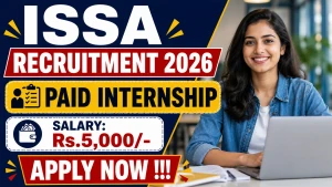 ISSA Paid Internship Recruitment 2026 - Apply Online for 25 Posts ISSA Paid Internship Recruitment 2026 - Apply Online for 25 Posts