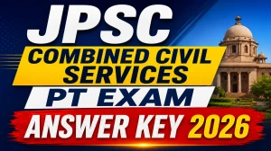 JPSC Answer Key 2026 - Final Corrected Key for CCSE Prelims 2025