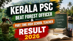 Kerala PSC Result 2026 - Part Time HST (Sanskrit) & Beat Forest Officer Shortlist Out - Direct Link Kerala PSC Result 2026 - Part Time HST (Sanskrit) & Beat Forest Officer Shortlist Out - Direct Link