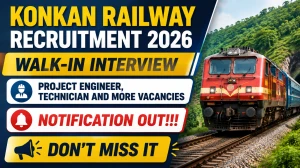 Konkan Railway Corporation Recruitment 2026 Notification Out For 36 Posts, Walk-In Interview Konkan Railway Corporation Recruitment 2026 Notification Out For 36 Posts, Walk-In Interview