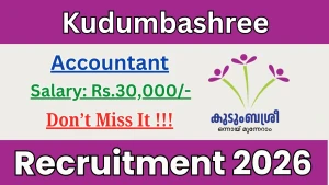 Kudumbashree Accountant Recruitment 2026 - Apply Online Kudumbashree Accountant Recruitment 2026 - Apply Online
