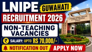 LNIPE NERC Guwahati Walk-in Interview 2026 - 30 Contractual Posts, Apply Online by 20 June 2026 LNIPE NERC Guwahati Walk-in Interview 2026 - 30 Contractual Posts, Apply Online by 20 June 2026