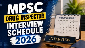 MPSC Drug Inspector Interview Schedule 2026 Out - Check Date, Venue & List MPSC Drug Inspector Interview Schedule 2026 Out - Check Date, Venue & List