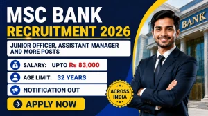 MSC Bank Recruitment 2026 - Apply Offline for 26 Junior Officer, Assistant Manager and More Posts MSC Bank Recruitment 2026 - Apply Offline for 26 Junior Officer, Assistant Manager and More Posts