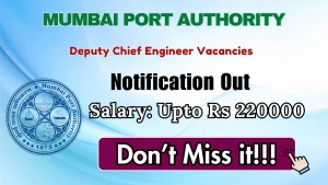 Mumbai Port Authority Deputy Chief Engineer Recruitment 2026 - Apply Online Mumbai Port Authority Deputy Chief Engineer Recruitment 2026 - Apply Online